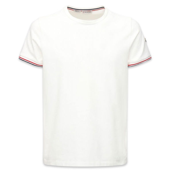 Moncler T-shirt à logo 'Blanc'