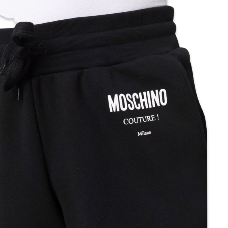 Moschino Couture Short En Coton Noir