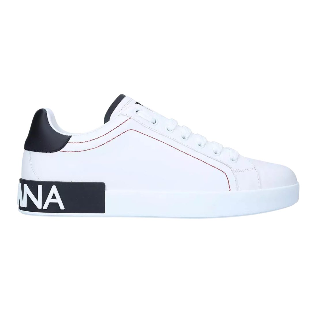 Dolce & Gabbana Portofino Sneakers 'White and Black'