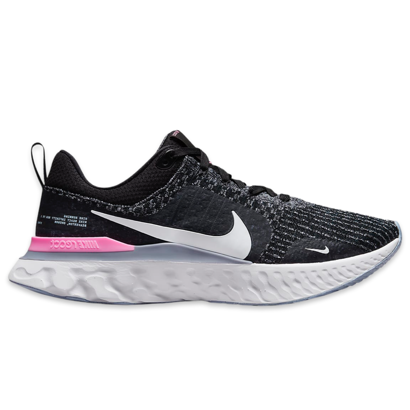 Nike React Flyknit 'Black & Pink'
