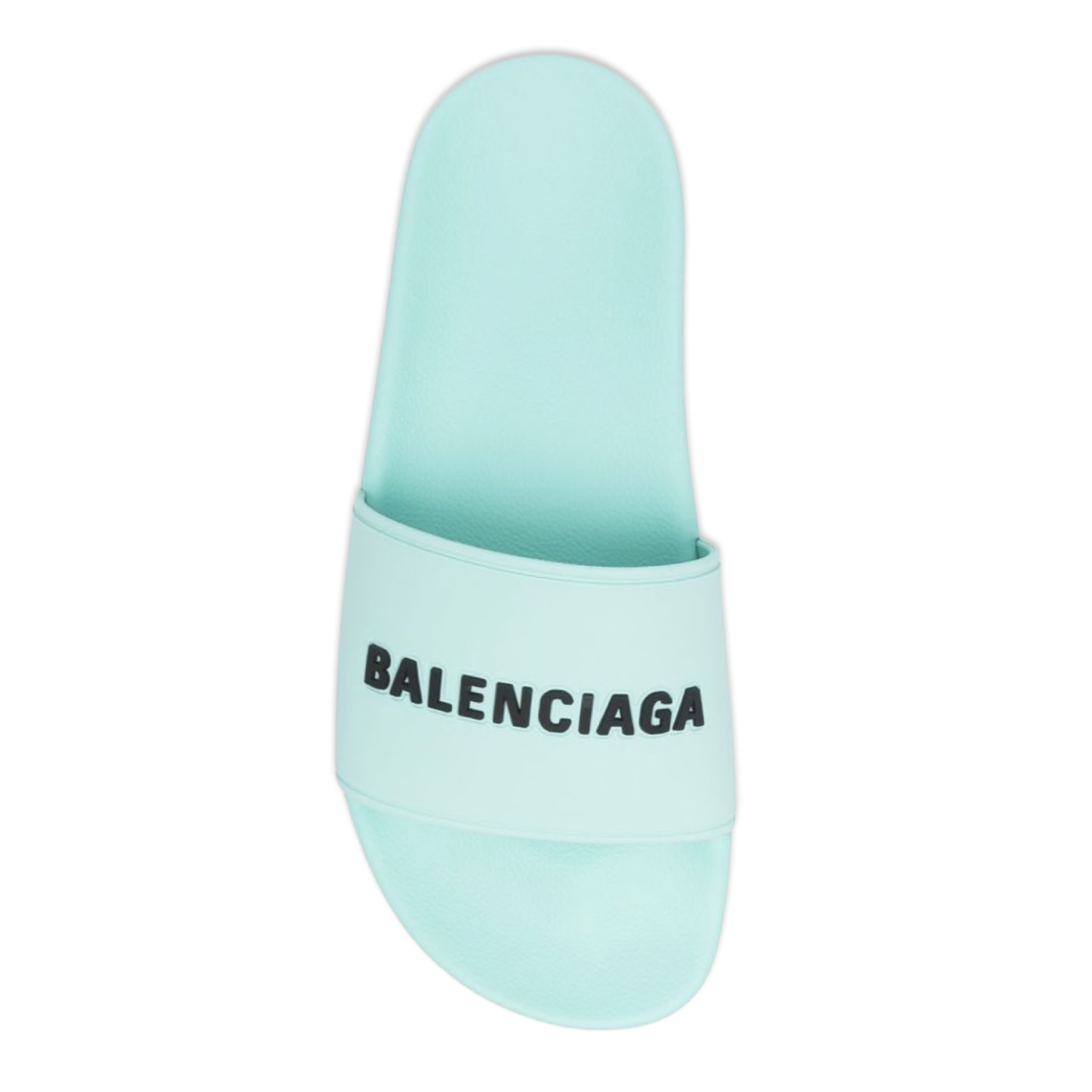 Balenciaga Pool Logo Slides 'Mint' (W)