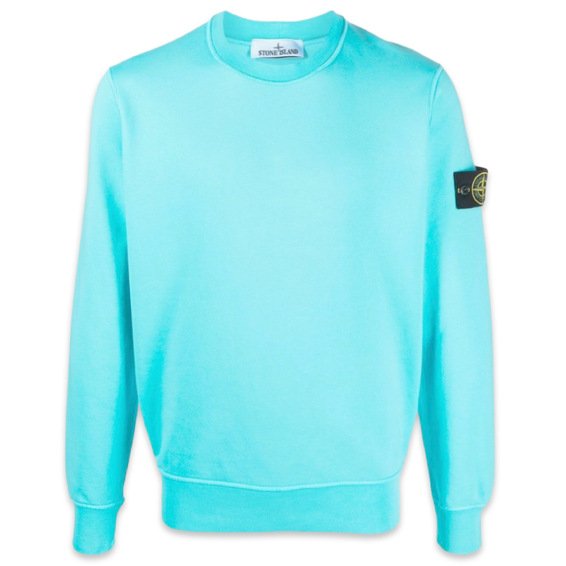 Stone Island Crew Neck Sweatshirt 'Turquoise'